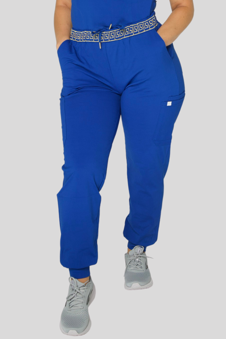 Kandake Jogger Scrub Pants - Royal Blue
