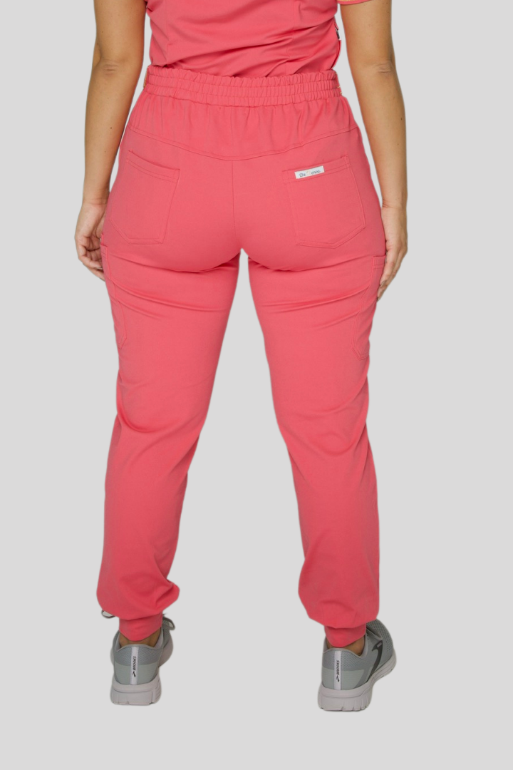 Kandake Jogger Scrub Pants - Pink