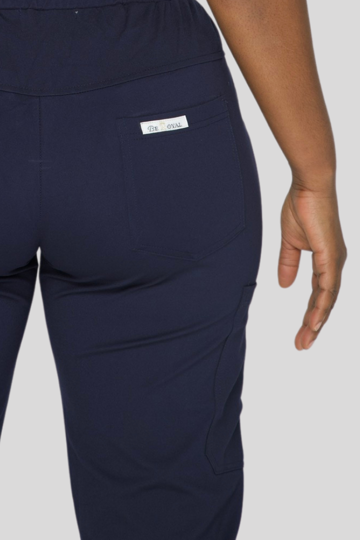 Kandake Jogger Scrub Pants - Navy Blue